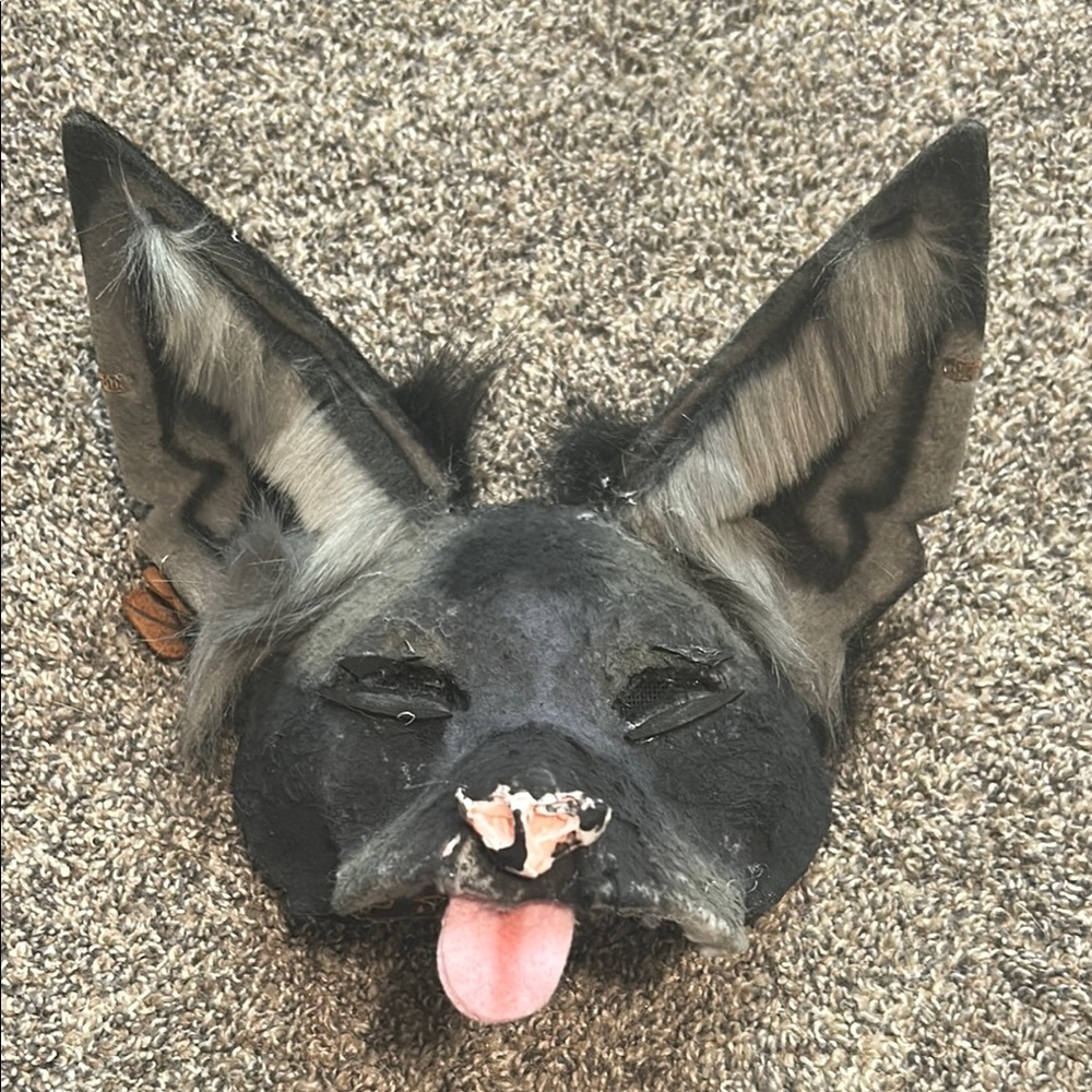 Black and Gray Fox Mask!